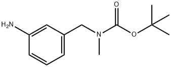tert-butyl 3-aminobenzyl(methyl)carbamate 구조식 이미지
