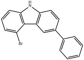 5-bromo-3-phenyl-9H-Carbazole Structure