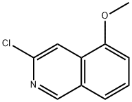 3-chloro-5-methoxyisoquinoline 구조식 이미지