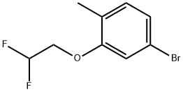 4-Bromo-2-(2,2-difluoroethoxy)-1-methylbenzene Structure