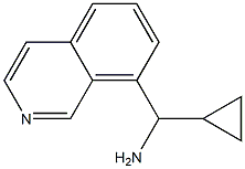 1-CYCLOPROPYL-1-(ISOQUINOLIN-8-YL)METHANAMINE Structure