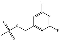Benzenemethanol, 3,5-difluoro-, 1-methanesulfonate Structure