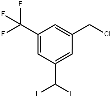 1-(chloromethyl)-3-(difluoromethyl)-5-(trifluoromethyl)benzene Structure