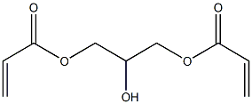 2-Propenoicacid,2-hydroxy-1,3-propanediylester Structure