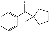 1-Methylcyclopentyl phenyl ketone Structure