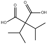 Propanedioic acid, 2,2-bis(1-methylethyl)- 구조식 이미지