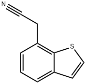 2-(benzo[b]thiophen-7-yl)acetonitrile Structure