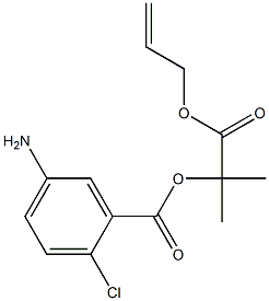 1-(allyloxy)-2-methyl-1-oxopropan-2-yl 5-amino-2-chlorobenzoate Structure