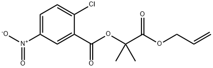 1-(allyloxy)-2-methyl-1-oxopropan-2-yl 2-chloro-5-nitrobenzoate Structure