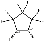 cis-1H,2H-Octafluorocyclopentane Structure