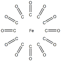 IRON DODECACARBONYL 구조식 이미지