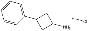 3-phenylcyclobutan-1-amine hydrochloride Structure