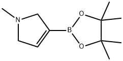 1-methyl-3-(4,4,5,5-tetramethyl-1,3,2-dioxaborolan-2-yl)-2,5-dihydro-1H-pyrrole Structure