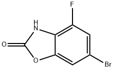 6-Bromo-4-fluoro-3H-benzooxazol-2-one Structure