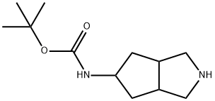 tert-butyl N-{octahydrocyclopenta[c]pyrrol-5-yl}carbamate 구조식 이미지