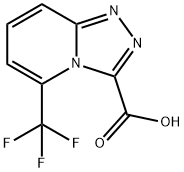 5-(trifluoromethyl)-[1,2,4]triazolo[4,3-a]pyridine-3-carboxylic acid 구조식 이미지