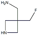 1-[3-(fluoromethyl)azetidin-3-yl]methanamine Structure