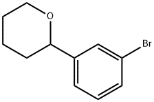 2-(3-bromophenyl)tetrahydro-2H-pyran Structure