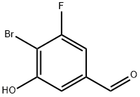 Benzaldehyde, 4-bromo-3-fluoro-5-hydroxy- 구조식 이미지