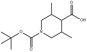 1-[(tert-butoxy)carbonyl]-3,5-dimethylpiperidine-4-carboxylic acid Structure