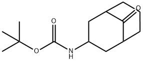 tert-butyl N-{9-oxobicyclo[3.3.1]nonan-3-yl}carbamate Structure