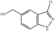 (3-chloro-1H-indazol-5-yl)methanol Structure