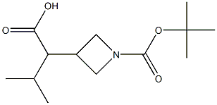 2-{1-[(tert-butoxy)carbonyl]azetidin-3-yl}-3-methylbutanoic acid Structure