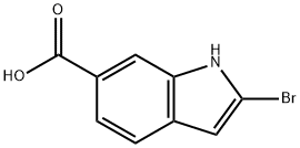 2-Bromo-1H-indole-6-carboxylicacid Structure