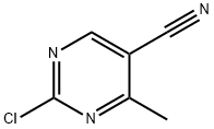 2-chloro-4-methylpyrimidine-5-carbonitrile 구조식 이미지