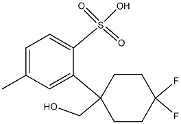 (4,4-Difluorocyclohexyl)methyl 4-Methylbenzenesulfonate 구조식 이미지