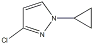 3-chloro-1-cyclopropyl-1H-pyrazole Structure