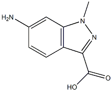 6-amino-1-methyl-1H-indazole-3-carboxylic acid 구조식 이미지