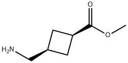 methyl cis-3-(aminomethyl)cyclobutane-1-carboxylate Structure