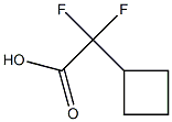 Cyclobutyl-difluoro-acetic acid Structure
