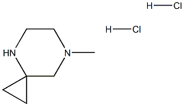 7-methyl-4,7-diazaspiro[2.5]octane dihydrochloride Structure