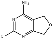 2-chloro-5,7-dihydrofuro[3,4-d]pyrimidin-4-amine Structure