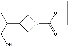 tert-butyl 3-(1-hydroxypropan-2-yl)azetidine-1-carboxylate Structure