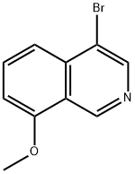 4-bromo-8-methoxyisoquinoline Structure