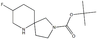 tert-butyl 8-fluoro-2,6-diazaspiro[4.5]decane-2-carboxylate Structure