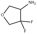 4,4-Difluorotetrahydrofuran-3-amine 구조식 이미지