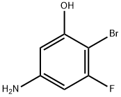 4-Bromo-3-fluoro-5-hydroxyaniline 구조식 이미지