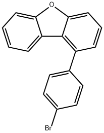 1-(4-bromophenyl)Dibenzofuran Structure