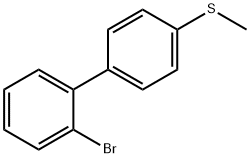 1,1'-Biphenyl, 2-bromo-4'-(methylthio)- Structure