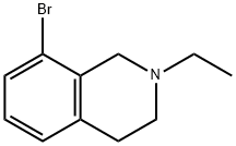 Isoquinoline, 8-bromo-2-ethyl-1,2,3,4-tetrahydro- Structure