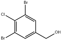 (3,5-Dibromo-4-chloro-phenyl)-methanol Structure