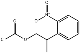 2-(2-nitrophenyl)propyl carbonochloridate Structure