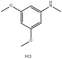 3,5-dimethoxy-N-methylaniline hydrochloride 구조식 이미지