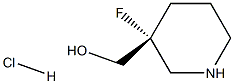 (R)-(3-fluoropiperidin-3-yl)methanol hydrochloride Structure