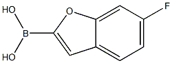 (6-fluoro-1-benzofuran-2-yl)boronic acid 구조식 이미지