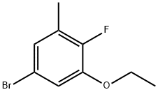 5-BROMO-1-ETHOXY-2-FLUORO-3-METHYLBENZENE 구조식 이미지